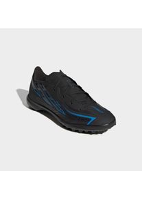 Fu&szlig;ballschuh adidas Performance "F50 HYPERFAST LEAGUE KIDS, ROLLRASEN", Kinder, Gr. 36, core schwarz, core schwarz, lucid ray blau, Synthetik, Textil, Schuhe Fu&szlig;ballschuh, f&uuml;r Kinder & Jugendliche