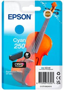 Epson Tintenpatrone "250 Violin Claria Photo HD", blau (cyan), Tintenpatronen, Tintenpatrone