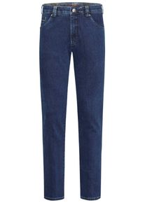 5-Pocket-Jeans MEYER "Dublin 9-4541", Herren, Gr. 24 Herren, N + K Gr, blau, Obermaterial: 97% Baumwolle CO. 3% Elasthan EL., uni, slim fit, Jeans 5-Pocket-Jeans, mit Stretch-Dehnbund