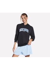 Kapuzensweatshirt Skechers "Women's Hoodie", Damen, Gr. M (38/40), schwarz, Obermaterial: 54% Baumwolle, 46% Polyester, Sweatshirts Kapuzensweatshirt, aus Baumwolle und Polyester, f&uuml;r Erwachsene