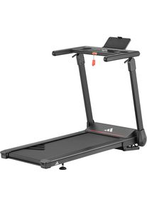 Laufband adidas Performance "T-1 Bluetooth", schwarz, Laufb&auml;nder, ohne Unterlegmatte, Laufband, bis max. 15 km/h, klappbar, 110 kg max. Benutzergewicht, B:75,3cm H:151cm L:117,7cm
