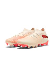 Fu&szlig;ballschuh Puma "FUTURE 9 MATCH FGAG WNS", Damen, Gr. 40,5, sugarot almond, Puma wei&szlig;, ultra rot, Puma schwarz, Synthetik, Schuhe Fu&szlig;ballschuh, f&uuml;r Rasen- und Kunstrasenpl&auml;tze