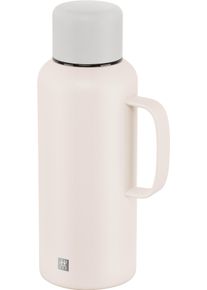 Thermoflasche Zwilling "Thermo Plus", beige (cream), H:27,3cm, Edelstahl, Trinkflaschen, Thermoflasche, Edelstahl, Doppelwandig, Auslaufsicher