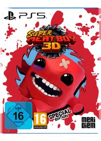 MERIDIEM GAMES Spielesoftware "Super Meat Boy 3D Special Edition", rot (ohne farbbezeichnung), PlayStation 5, Spielesoftware, Spielesoftware