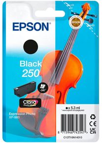 Epson Tintenpatrone "250 Violin Claria Photo HD", schwarz, Tintenpatronen, Tintenpatrone