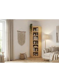 Eckregal OTTO HOME "Soeren Regal H&ouml;he 220 cm, massive Kiefer, FSC-zertifiziert", braun (natur), B:78cm H:220cm T:38cm, Massivholz, Regale, Eckregal, passend f&uuml;r Regale Soeren mit einer Tiefe von 29 cm