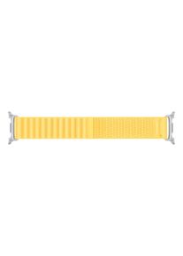 Samsung Smartwatch-Armband "Fabric Band (S/M) f&uuml;r Galaxy Watch9 und Watch8", gelb, Uhrenarmb&auml;nder, Smartwatch-Armband