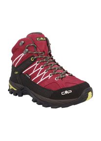 Wanderschuh CMP "RIGEL MID WMN WP TREKKING SHOES", Damen, Gr. 42, rot (peony, apple), Leder, Schuhe Wanderschuh, wasserdicht