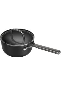 Kasserolle Zwilling "Milano", schwarz, B:19,4cm H:10cm L:37cm &Oslash;:18cm, T&ouml;pfe, Kasserolle, Made in Italy, inkl. Deckel, Keramikbeschichtung, Induktion