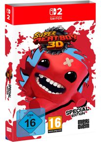 MERIDIEM GAMES Spielesoftware "Super Meat Boy 3D Special Edition", rot (ohne farbbezeichnung), Nintendo Switch 2, Spielesoftware, Spielesoftware