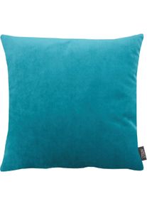 Dekokissen Apelt "Arte" Gr. 1, blau (hellblau, unifarben), B:45cm L:45cm, Polyester, Dekokissen_Sitzkissen_Kissenh&uuml;llen, Dekokissen, Kissenh&uuml;lle mit F&uuml;llung, 1 St&uuml;ck