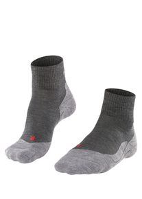 Wandersocken Falke "TK5 Wander Short", Herren, Gr. 46-48, asphalt, Materialmix, normal, Socken Wandersocken, leicht und bequem f&uuml;r Freizeitwanderungen, atmungsaktiv