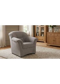 Sessel OTTO HOME "Langeland Sitzbreite 48 cm, besonders komfortabel durch Federkern", elephant, B:102cm H:83cm T:81cm, 100% Polyester, Sessel, Sessel, aus pflegeleichtem, weichem Bezug aus Luxus-Microfaser