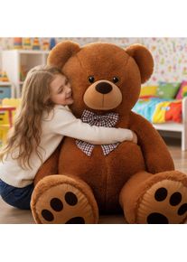 Monzana Pl&uuml;schtier Teddyb&auml;r XXXL Braun 175cm