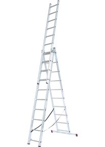 Vielzweckleiter Krause "CORDA", grau (aluminiumfarben), H:615cm, Aluminium, Leitern, Vielzweckleiter