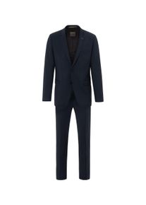 Anzug 3-teilig Benvenuto. "Othello Iago", Herren, Gr. 52, N-Gr, blau (dunkelblau), Obermaterial: 52% Polyester PES. 43% Wolle WO. 5% Elasthan EL. Futter: 51% Acetat CA. 49% Viskose CV., slim fit, Anz&uuml;ge Anzug 3-teilig, im Super Slim Fit