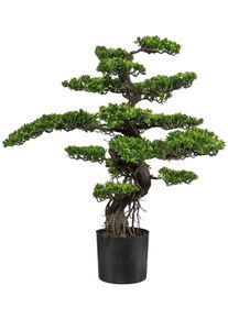 Kunstbonsai Creativ green "Bonsai", gr&uuml;n, H:90cm, Kunststoff, Kunstpflanzen, Kunstbonsai