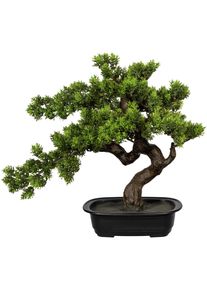 Kunstbonsai Creativ green "Bonsai", gr&uuml;n, B:40cm H:40cm, Kunststoff, Kunstpflanzen, Kunstbonsai