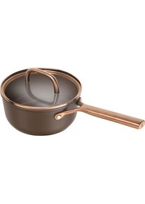 Kasserolle Zwilling "Milano", braun, B:19,4cm H:10cm L:37cm &Oslash;:18cm, T&ouml;pfe, Kasserolle, Made in Italy, inkl. Deckel, Keramikbeschichtung, Induktion