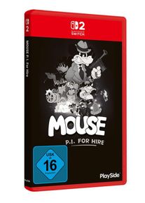 U & I ENTERTAINMENT Spielesoftware "Mouse P.I. for Hire", schwarz-wei&szlig; (ohne farbbezeichnung), Nintendo Switch 2, Spielesoftware, Spielesoftware