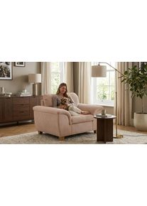 Sessel OTTO HOME "Egedal Sitzbreite 58 cm, Holzf&uuml;&szlig;e", rose, B:120cm H:81cm T:97cm, 90% Polyester, 10% Nylon, Sessel, Sessel, aus haustierfreundlichem Pet Friendly Cord