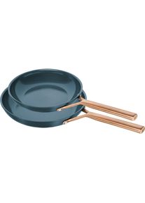 Pfannen-Set Zwilling "Milano", blau, Pfannen, Pfannen-Set, Keramik-Antihaftbeschichtung, Induktion, Made in Italy
