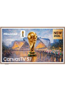 HISENSE LED-Fernseher "55S7DS", Energieeffizienz: E, schwarz, 55 &Prime;, Fernseher, LED-Fernseher