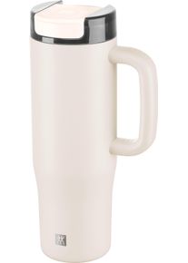 Thermoflasche Zwilling "Thermo Plus", cream, H:25,6cm, Edelstahl, Trinkflaschen, Thermoflasche, Edelstahl, Doppelwandig, Auslaufsicher