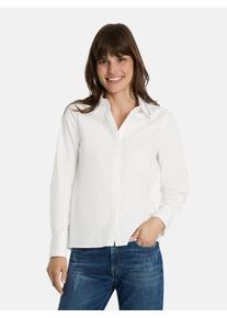 LIEBLINGSST&Uuml;CK Klassische Bluse LIEBLINGSST&Uuml;CK "RadenaL", Damen, Gr. 44, wei&szlig; (100, wei&szlig;), 75% Baumwolle, 22% Polyamid, 3% Elasthan, Obermaterial: 75% Baumwolle CO. 22% Polyamid PA. 3% Elasthan EL., normal, Blusen Klassische Bluse