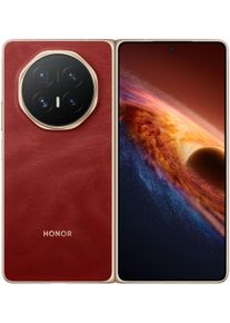 Honor Smartphone "Magic V6", Energieeffizienz: B, rot, 512 GB, Mobiltelefone, Smartphone