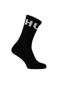 Hugo Unisex-sokken voor volwassenen met iconisch logo (set van 3) (Zwart)
