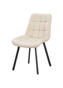 Livetastic , Schwarz, Beige , Metall, Leder , Echtleder , Rindleder , 51x88x62 cm ,