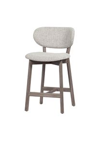 Livetastic , Naturfarben, Dunkelbraun , Holz, Textil , Eiche , massiv , 51x94x58 cm ,