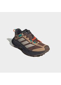 Wanderschuh adidas terrex "FREEHIKER SL GORE-TEX", Herren, Gr. 42,5, earth strata, wonder alumina, pure teal, Textil, Schuhe Wanderschuh, wasserdicht dank Gore-Tex Membrane