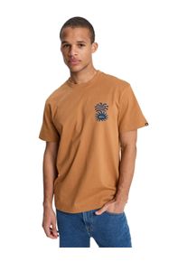 T-Shirt Quiksilver "Evo Blossom Of Peace", Herren, Gr. L, braun (tobacco braun), Obermaterial: 100% Baumwolle., Shirts T-Shirt
