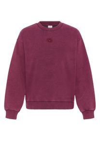 Strickpullover Ichi "Sweatshirt IHLULA", Damen, Gr. S, rot (rhododendron with rhodo rose), Obermaterial: 65% Baumwolle CO. 35% Polyester PES., Pullover Strickpullover