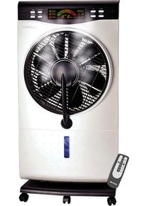 Sonnenk&ouml;nig Standventilator SONNENK&Ouml;NIG "Air Fresh 5, Leistung 100W, 3 Ventilationsstufen, 9h Timer", wei&szlig;, B:40cm H:80cm T:20cm, Ventilatoren, Standventilator, LED-Display, Fernbedienung, energiesparsam, Moskito-Abwehrfunktion