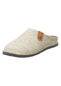 Pantoffel Rohde "CALMYS N15", Damen, Gr. 40, beige (natur, meliert), Filz, Schuhe Pantoffel, Clog, Hausschuh, Homeslipper, Filz in melierter Optik