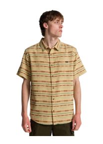 Kurzarmhemd Billabong "Sundays Jacquard", Herren, Gr. M, caslte rock, Obermaterial: 100% Baumwolle., Hemden Kurzarmhemd
