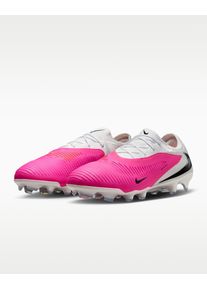 Fu&szlig;ballschuh Nike "PHANTOM 6 LOW PRO FG T", Herren, Gr. 43, pink (multi, color, schwarz), Synthetik, Textil, Schuhe Fu&szlig;ballschuh, Au&szlig;ensohle f&uuml;r Rasenpl&auml;tze und f&uuml;r feste B&ouml;den