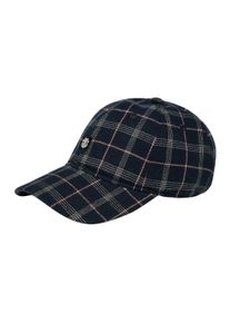 Fitted Cap Element "Icon Dad Check", Herren, blau (tartan blau), Obermaterial: 60% Baumwolle, 40% Baumwolle., Caps Fitted Cap