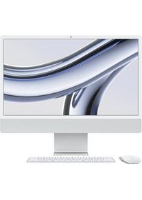 Apple iMac 2023 M3 8 Core | 24" | 16 GB | 2 TB SSD | 10-Core GPU | Gb LAN | silber | Apple Zubeh&ouml;r | FI
