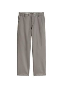Marc O'Polo Chinohose MARC O'POLO "Model Bent", Herren, Gr. 30, L&auml;nge 32, grau (graphite dust), Web, Obermaterial: 99% Baumwolle, 1% Elasthan, relaxed fit lang, Hosen Chinohose, Model: Bent relaxed aus Bio-Bauwoll-Stretch-Satin