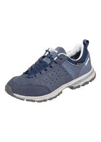 Wanderschuh Meindl "Meindl Durban Lady GORE-TEX", Damen, Gr. 39,5, Normalschaft, blau, Veloursleder, Schuhe Wanderschuh, GORE-TEX &ndash; Winddicht, wasserdicht und atmungsaktiv