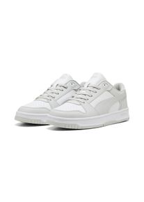 Sneaker Puma "REBOUND SLAM LO", Damen, Gr. 42, wei&szlig; (glacial gray, Puma wei&szlig;), Synthetik, kariert, Schuhe Sneaker
