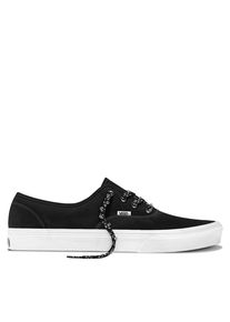 Sneaker Vans "Authentic", Damen, Gr. 36, 6bt, shine lace schwarz, true wei&szlig;, Leder, Schuhe Sneaker