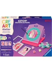 Malen nach Zahlen Ravensburger "CreArt, K-Pop Demon Hunters - Atelier Rumi, Mira & Zoey", bunt, Malvorlagen, KinderB:40cm H:34cm, Malen nach Zahlen, Made in Europe, B:40cm H:34cm