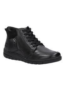 Stiefelette Josef Seibel "Estenra 01, black-black", Damen, Gr. 41, schwarz (schwarz, schwarz), Obermaterial: 100% Rindsleder Leather cow., Schuhe Stiefelette