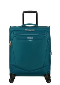 Weichgep&auml;ck-Trolley American Tourister "SUMMERRIDE, in verschiedenen Gr&ouml;&szlig;en", Damen, Gr. B/H/T: 40cm x 55cm x 23cm 43 l, totally teal, Polyester, Koffer Weichgep&auml;ck-Trolley, Reisekoffer Volumenerweiterung TSA-Schloss
