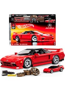 Modellbausatz Mattel "Mattel Brick Shop Hot Wheels, ELITE SERIES ACURA", rot, Modellbaus&auml;tze, KinderB:15cm H:7cm L:26cm, Kunststoff, Modellbausatz, B:15cm H:7cm L:26cm
